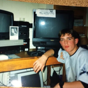 Tom's first attempt at an edit suite in 1993