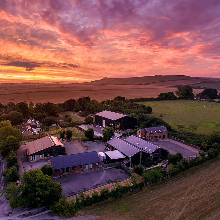 The Old Dairy in Badbury where we built custom studios